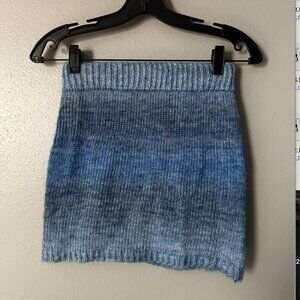 Midnight Lunch Ombre Knit Skirt - Small
